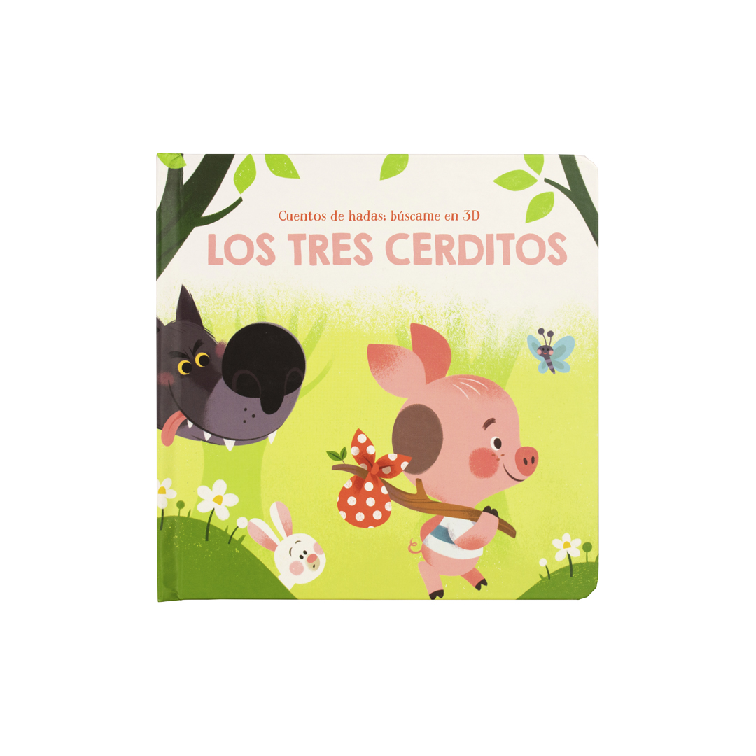 Cuento infantil 3D Búscame Los tres cerditos - 9789464547771-2