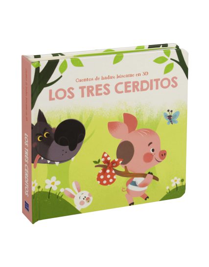 Cuento infantil 3D Búscame Los tres cerditos - 9789464547771