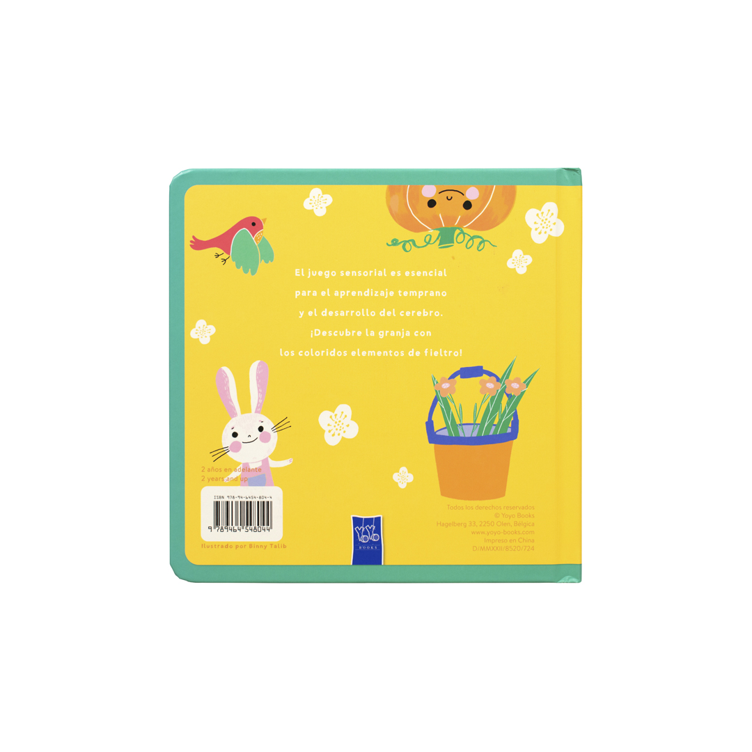Libro con textura mis primeras palabras La Granja - 9789464548044-3