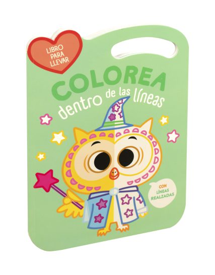 Libro para colorear dentro de líneas Buho - 9789464548112