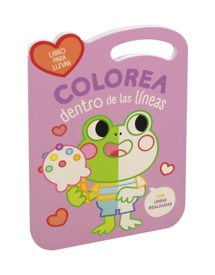 Libro para colorear dentro de líneas Rana - 9789464548099