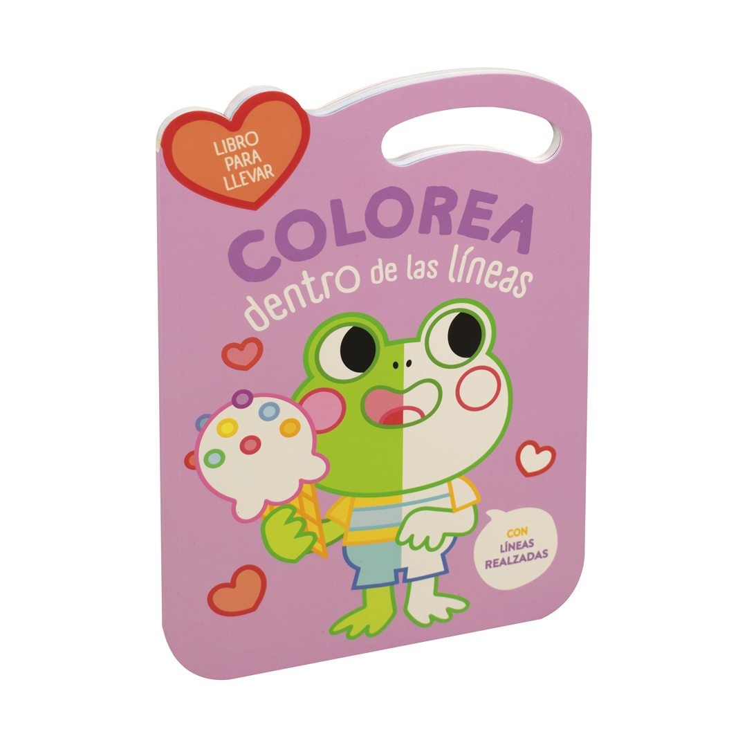 Libro para colorear dentro de líneas Rana - 9789464548099