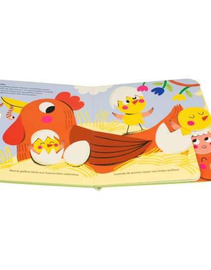 Libro infantil con pestañas aprende de Animlaes bebés - 9789464547825-1