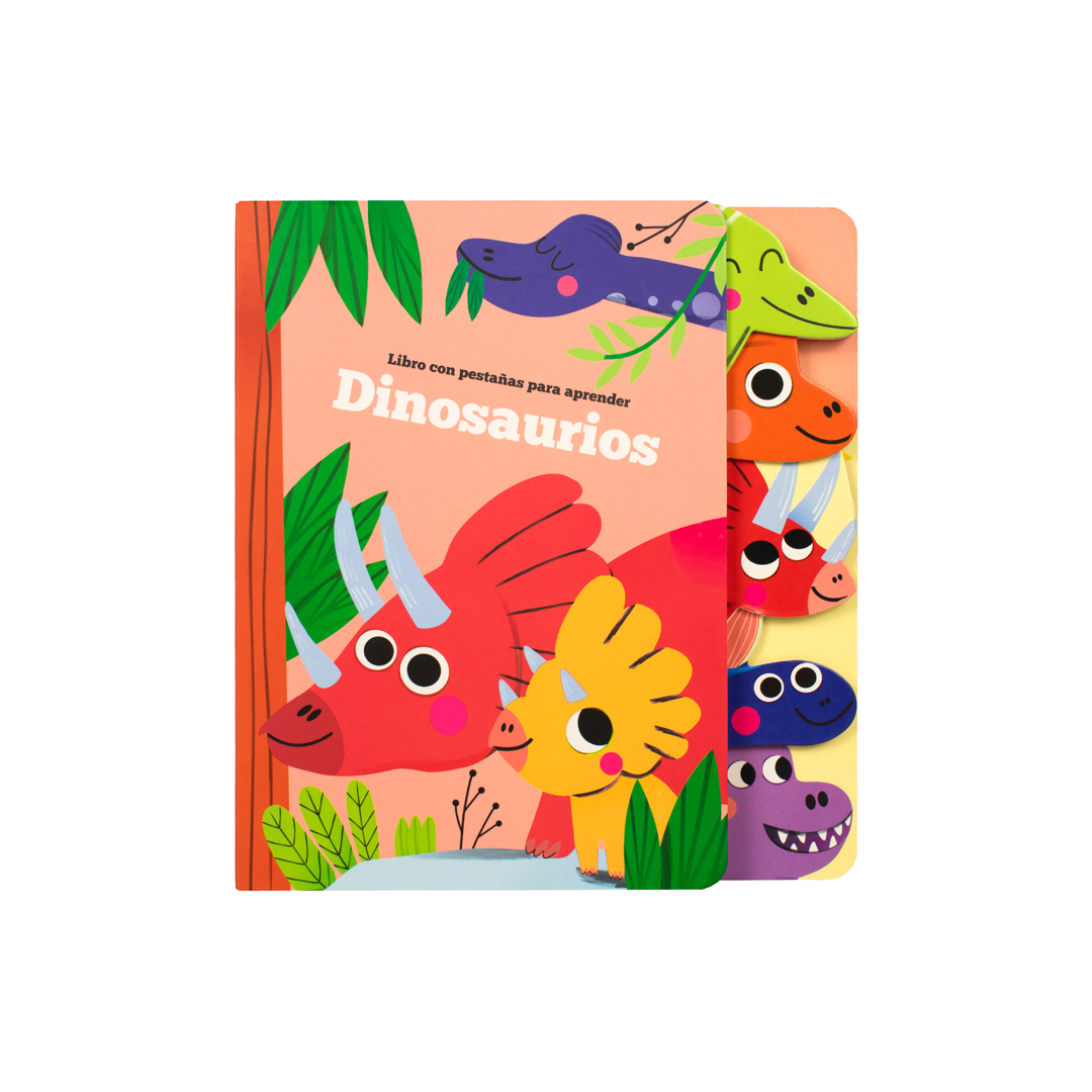 Libro infantil con pestañas aprende de Dinosaurios - 9789464547795-2