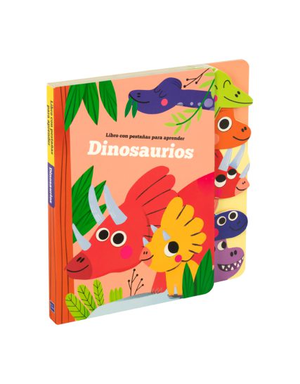 Libro infantil con pestañas aprende de Dinosaurios - 9789464547795