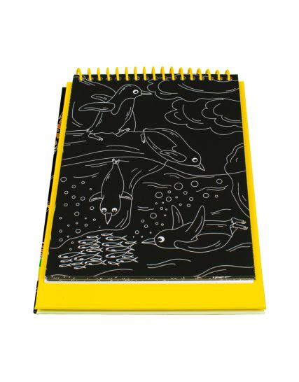 Libro intercativo raspa y colorea Animales - 0685071990728-1