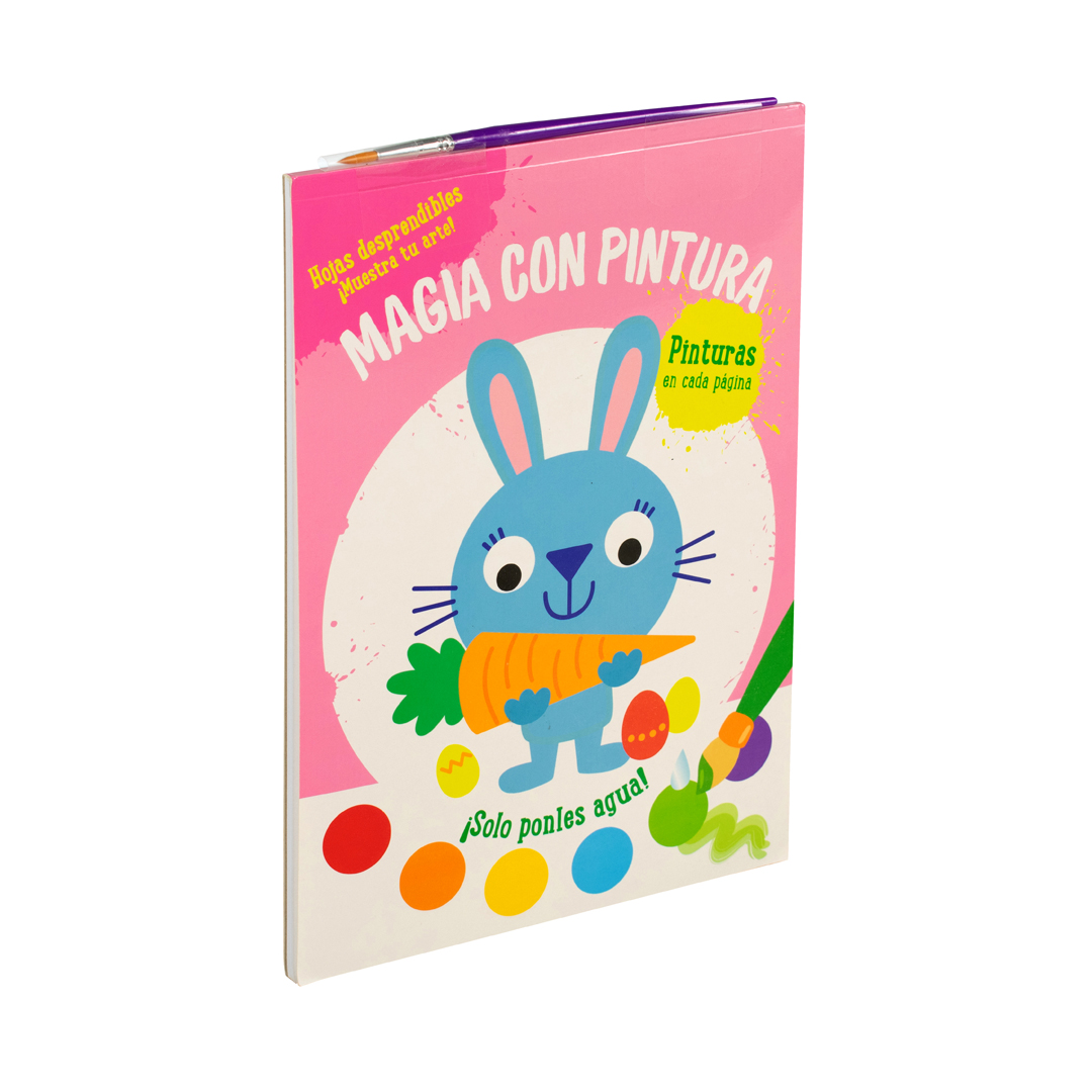 Libro para niños magia con pintura Conejo - 9789464548525