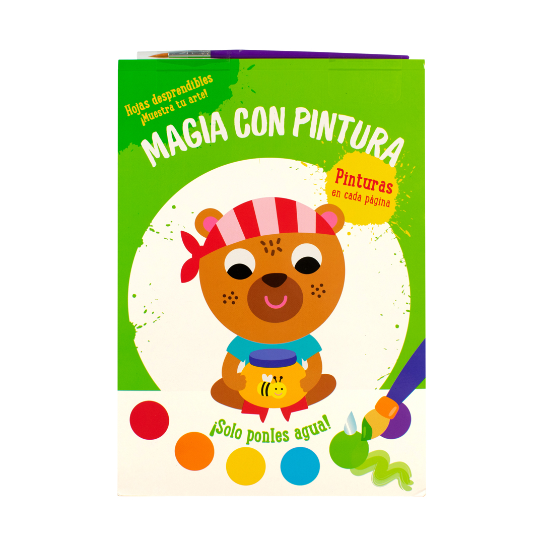 Libro para niños magia con pintura Oso - 9789464548518-2