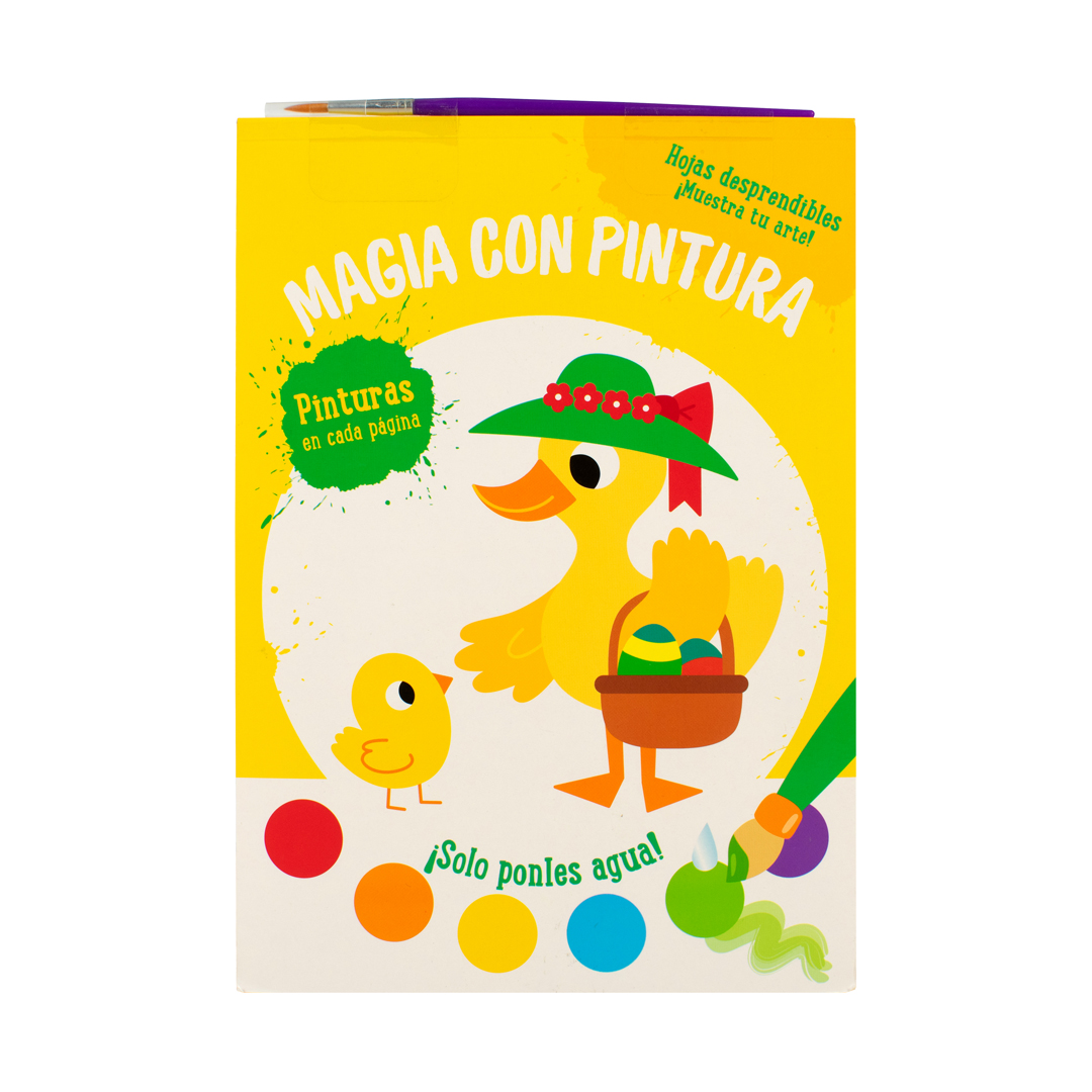 Libro para niños magia con pintura Pato - 9789464548549-2