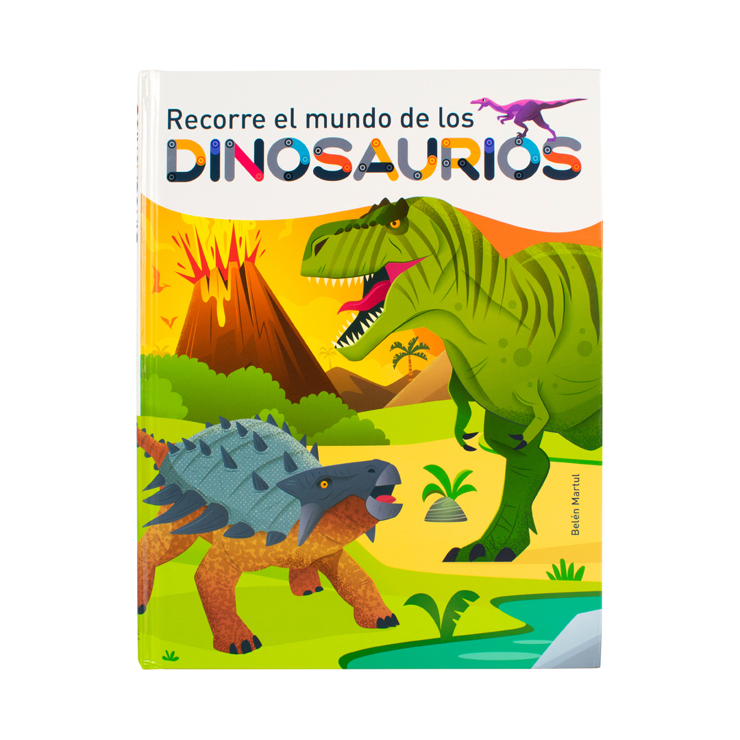 Libro Infantil para recorrer el mundo de los dinosaurios 9786075329703-2
