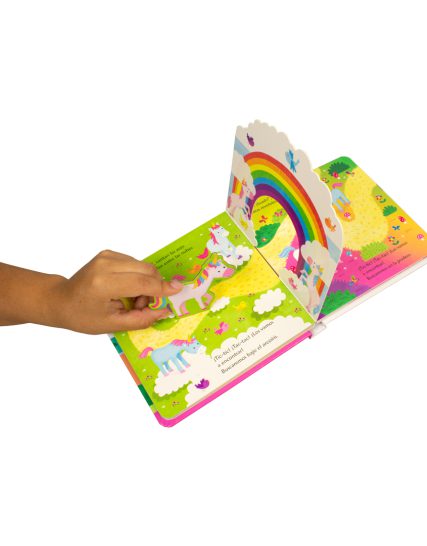Libro infantil Desprende y explora - La fiesta de los unicornios - 9786075329635-1