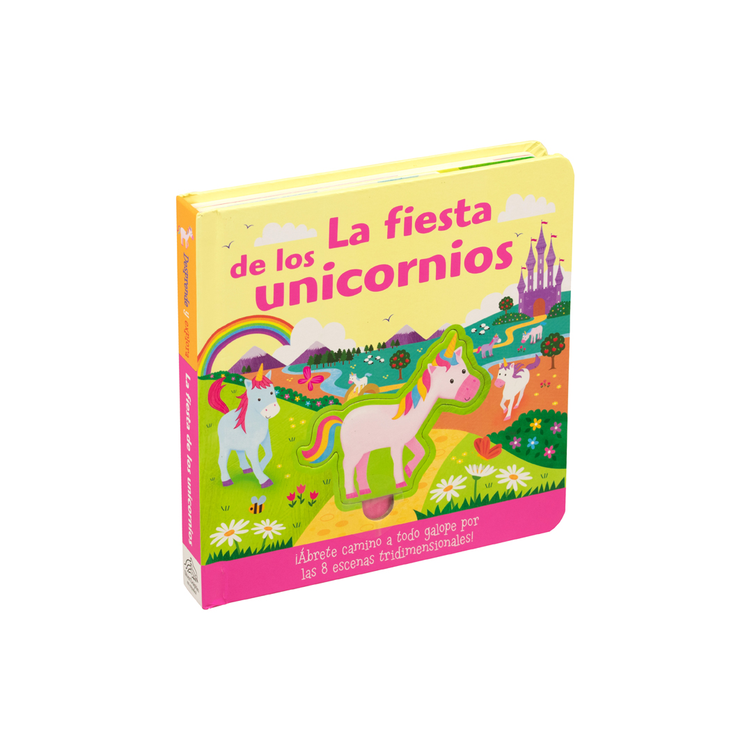 Libro infantil Desprende y explora - La fiesta de los unicornios - 9786075329635