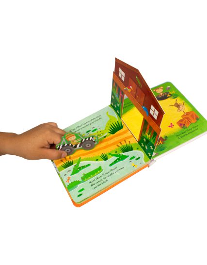 Libro infantil Desprende y explora - Safari en la selva - 9786075329642-1