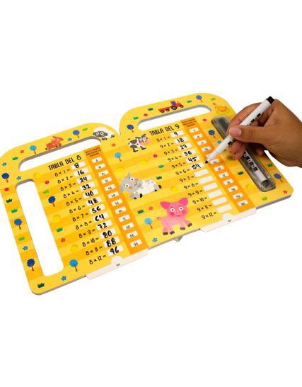 Libro infantil Resuelve y borra - Libro de multiplicaciónes - 0685071501979-1