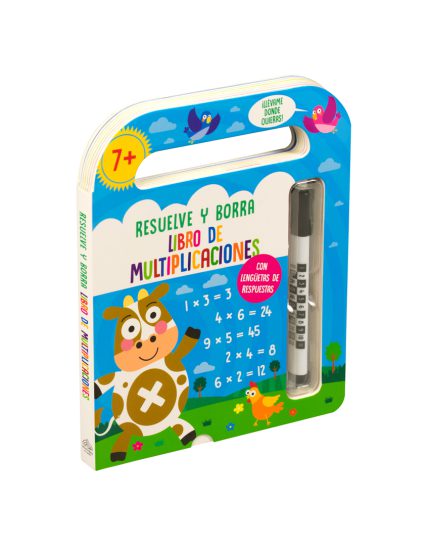 Libro infantil Resuelve y borra - Libro de multiplicaciónes - 0685071501979