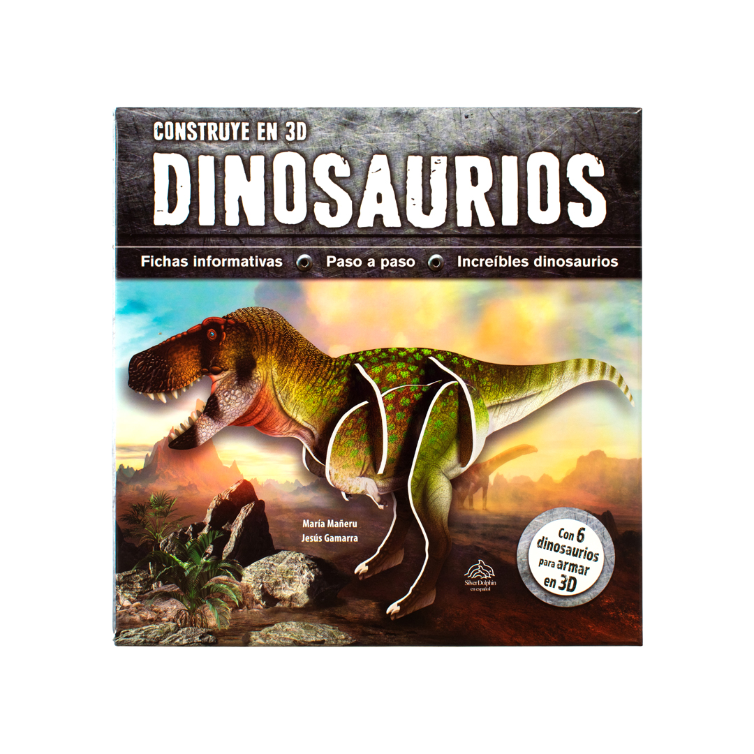 Libro infantil con actividades para construir dinosaurios en 3D - 0685071704578-2