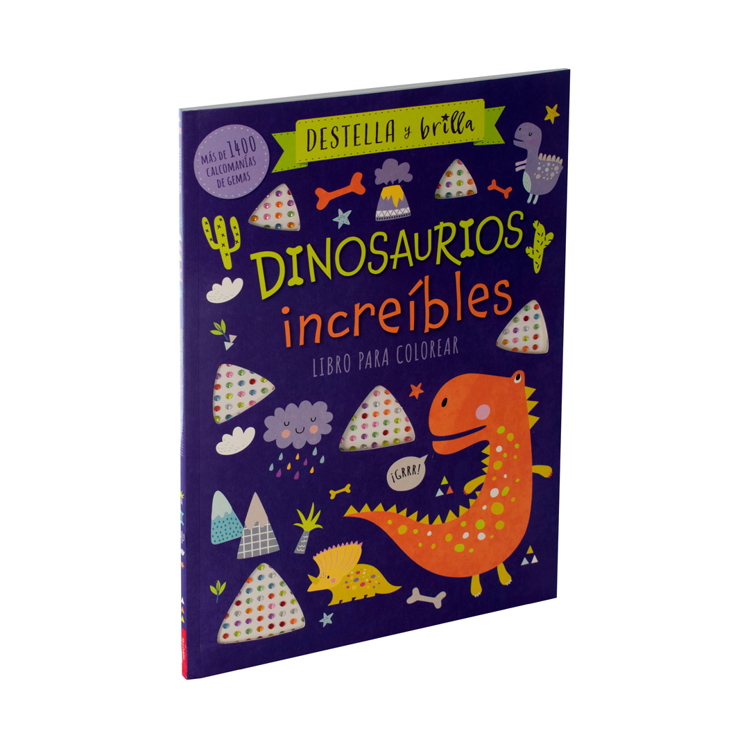 Libro infantil destella y brilla con dinosaurios increibles - 0685071752661