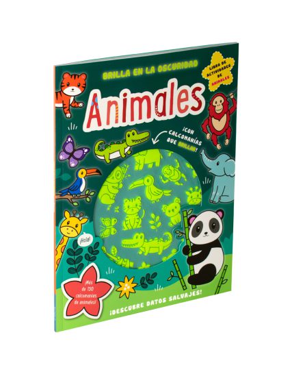 Libro infantil que brilla en la oscuridad Animales - 0685071958469