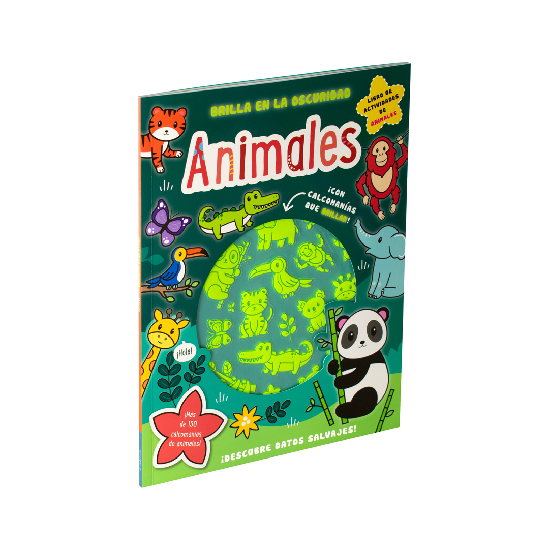 Libro infantil que brilla en la oscuridad Animales - 0685071958469
