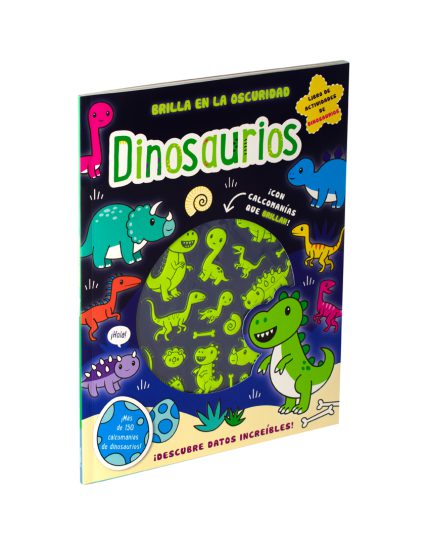 Libro infantil que brilla en la oscuridad Dinosaurios - 0685071648926