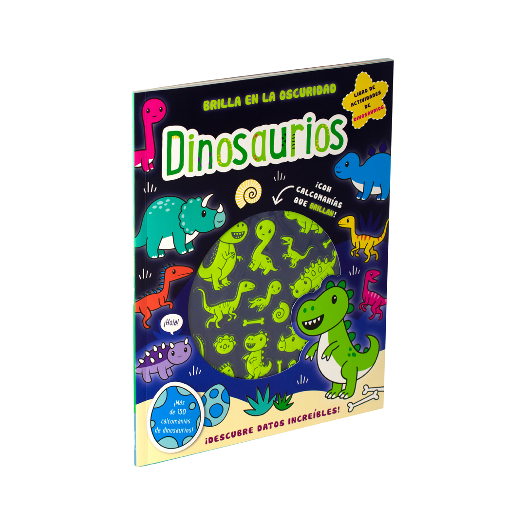 Libro infantil que brilla en la oscuridad Dinosaurios - 0685071648926