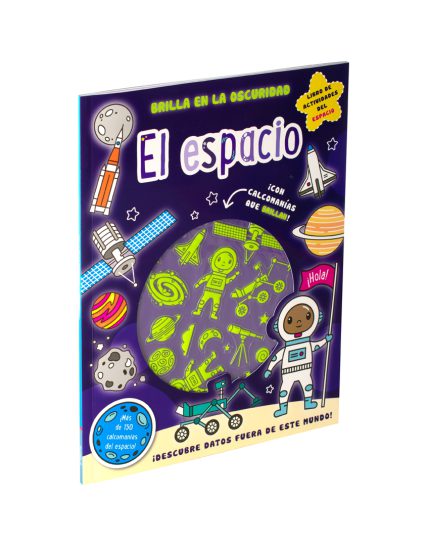 Libro infantil que brilla en la oscuridad El espacio - 0685071800065