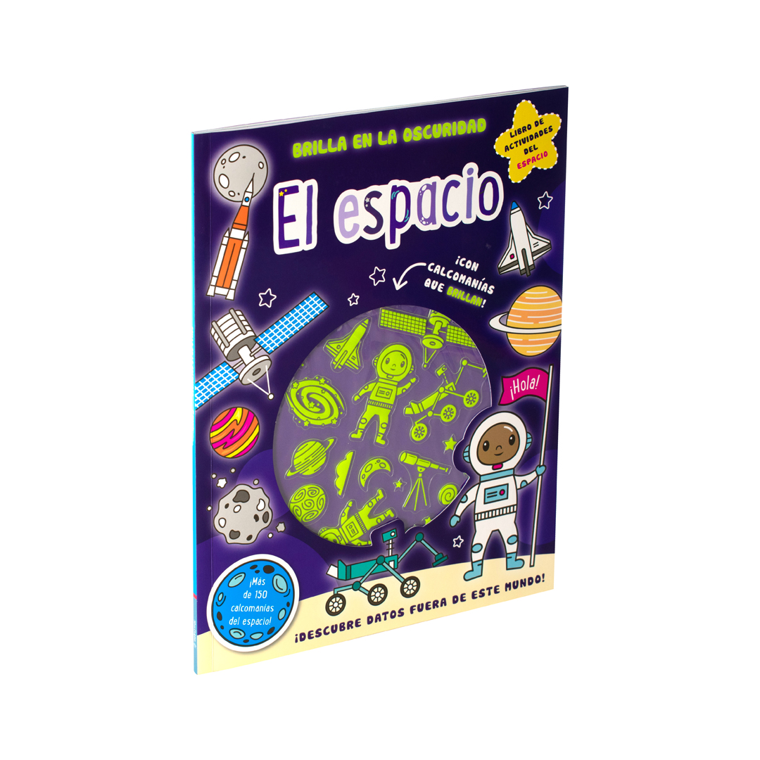 Libro infantil que brilla en la oscuridad El espacio - 0685071800065