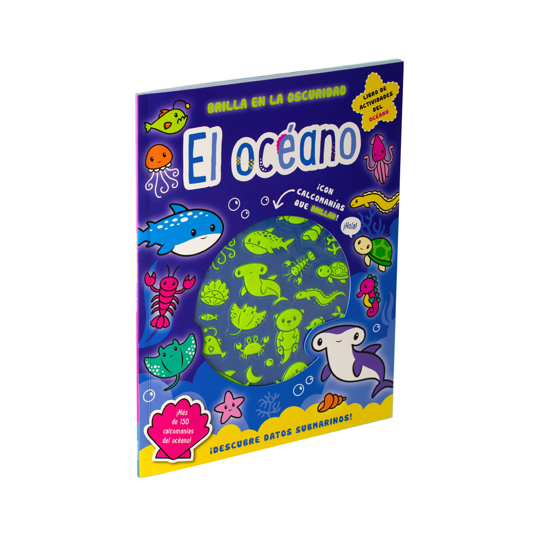 Libro infantil que brilla en la oscuridad El oceano - 0685071626399