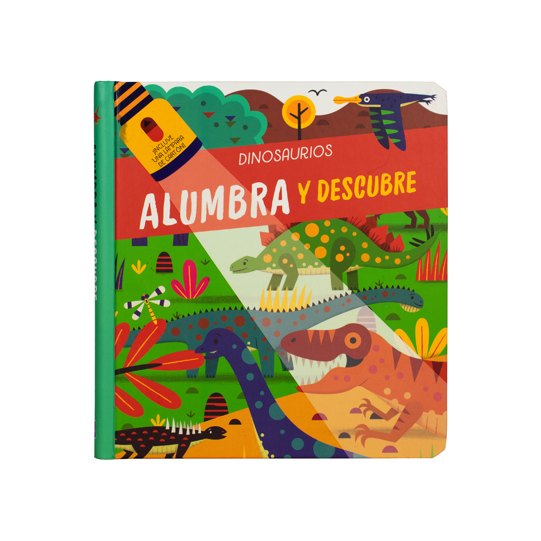 Libro interactivo para alumbrar y descubrir Dinosaurios - 9789464549218-2