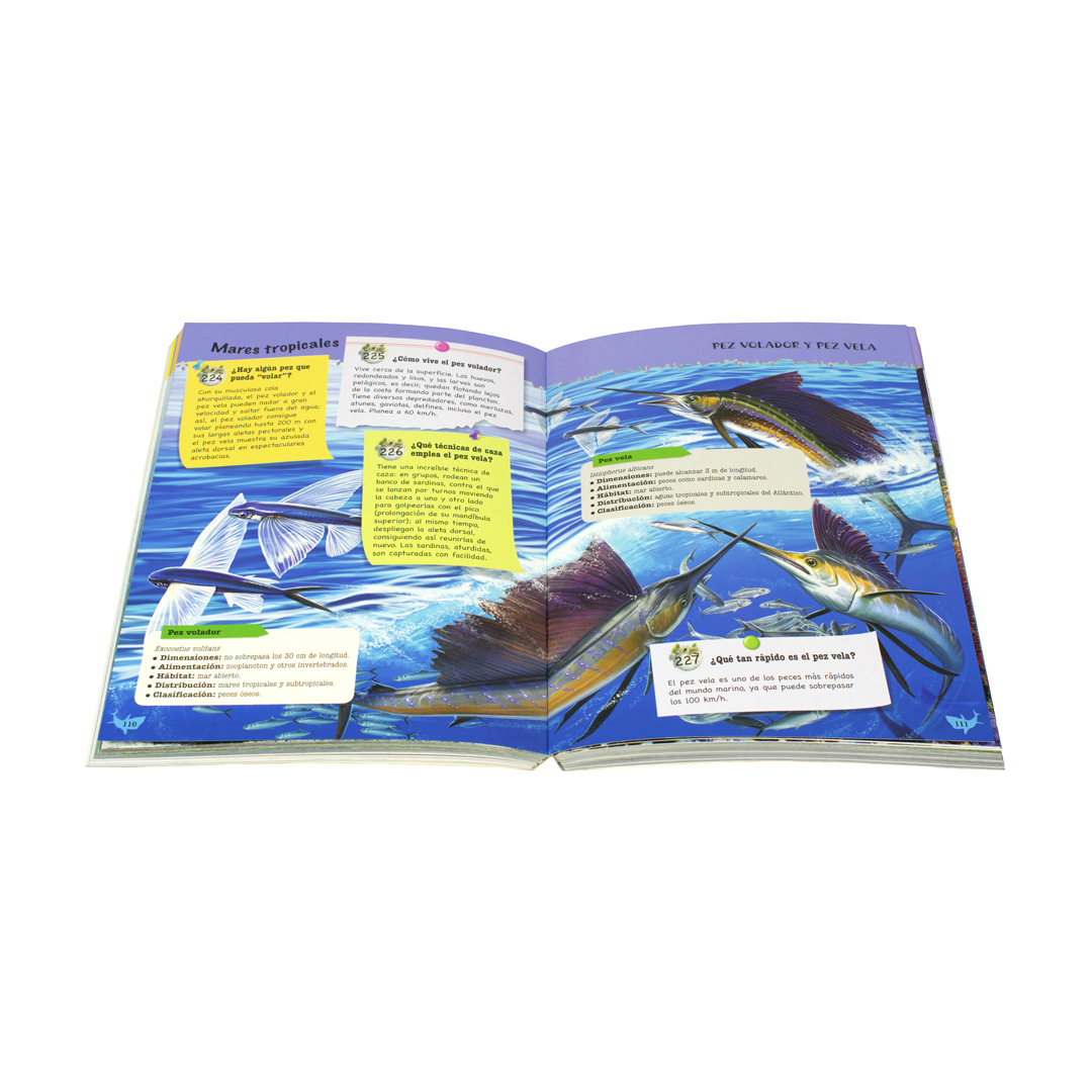 Libro infantil 500 Preguntas y Respuestas sobre Los Animales Marinos - 9786075329390-1
