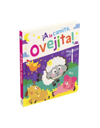 Libro infantil Aprieta, aplasta, chilla ¡A la camita ovejita! - 9786075329680