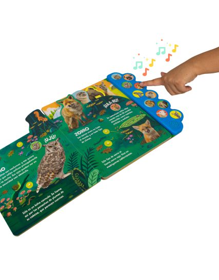 Libro infantil 10 Sonidos de Dinosaurios uju miau groar - 9781646380022-1