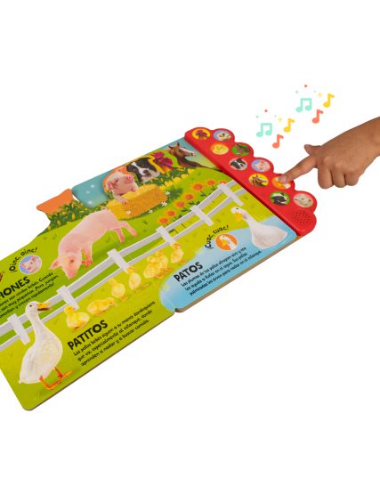 Libro infantil 10 Sonidos de animales cuac muu oinc - 9781646380008-1