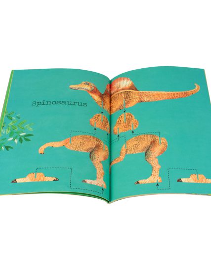 Libro infantil 4 modelos 3D libro de dinosaurios - 0685071707746-1