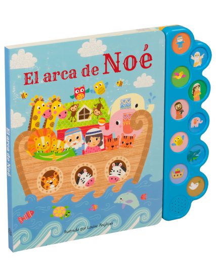 Libro infantil Arca de Noé 10 botones con sonido - 9786075329888