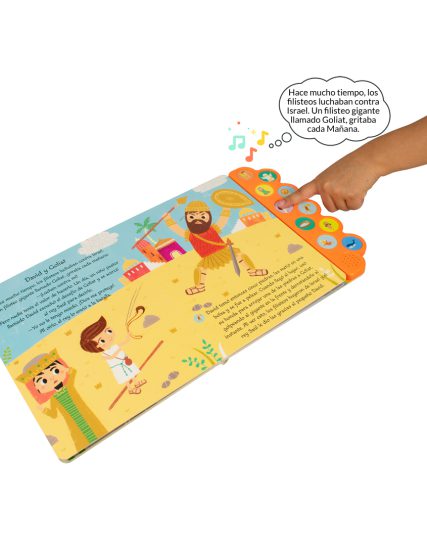 Libro infantil Historias de la biblia con 10 botones con sonido - 9786075329864-1