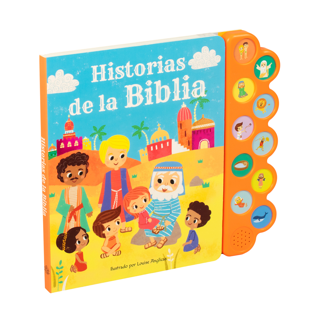 Libro infantil Historias de la biblia con 10 botones con sonido - 9786075329864