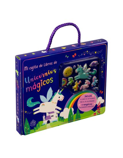 Libro infantil Mi cajita de libros de unicornios magicos - 0685071922477