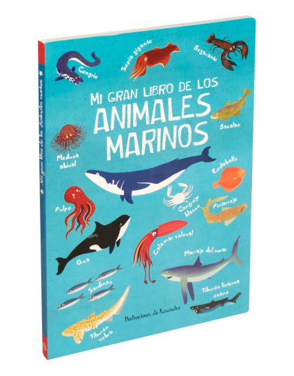 Libro infantil Mi gran libro de los animales marinos - 9786075329727