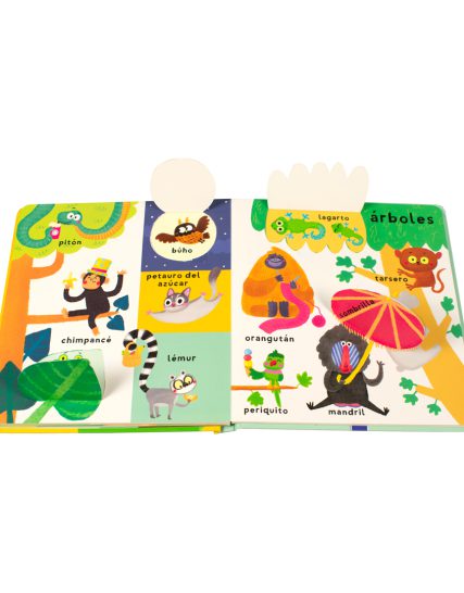 Libro infantil Mis primeras 100 palabras animales salvajes - 9789464549584-1