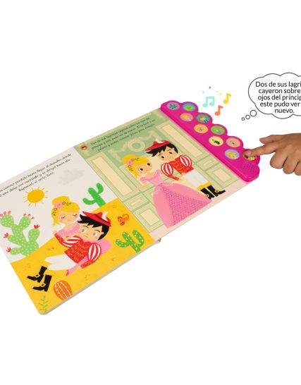 Libro infantil Rapunzel con 10 botones con sonido - 9786075329895-1