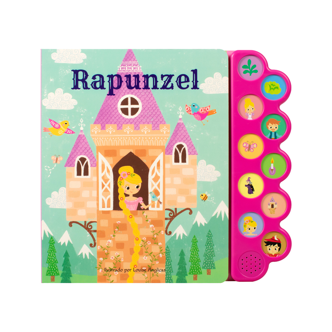 Libro infantil Rapunzel con 10 botones con sonido - 9786075329895-2