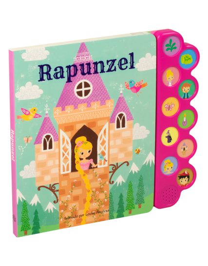 Libro infantil Rapunzel con 10 botones con sonido - 9786075329895