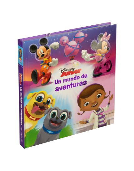 Libro infantil Tesoro de cuentos disney junior un mundo de aventuras - 9786075329796
