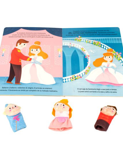 Libro infantil Un cuento con titeres cenicienta - 9789464549607-1