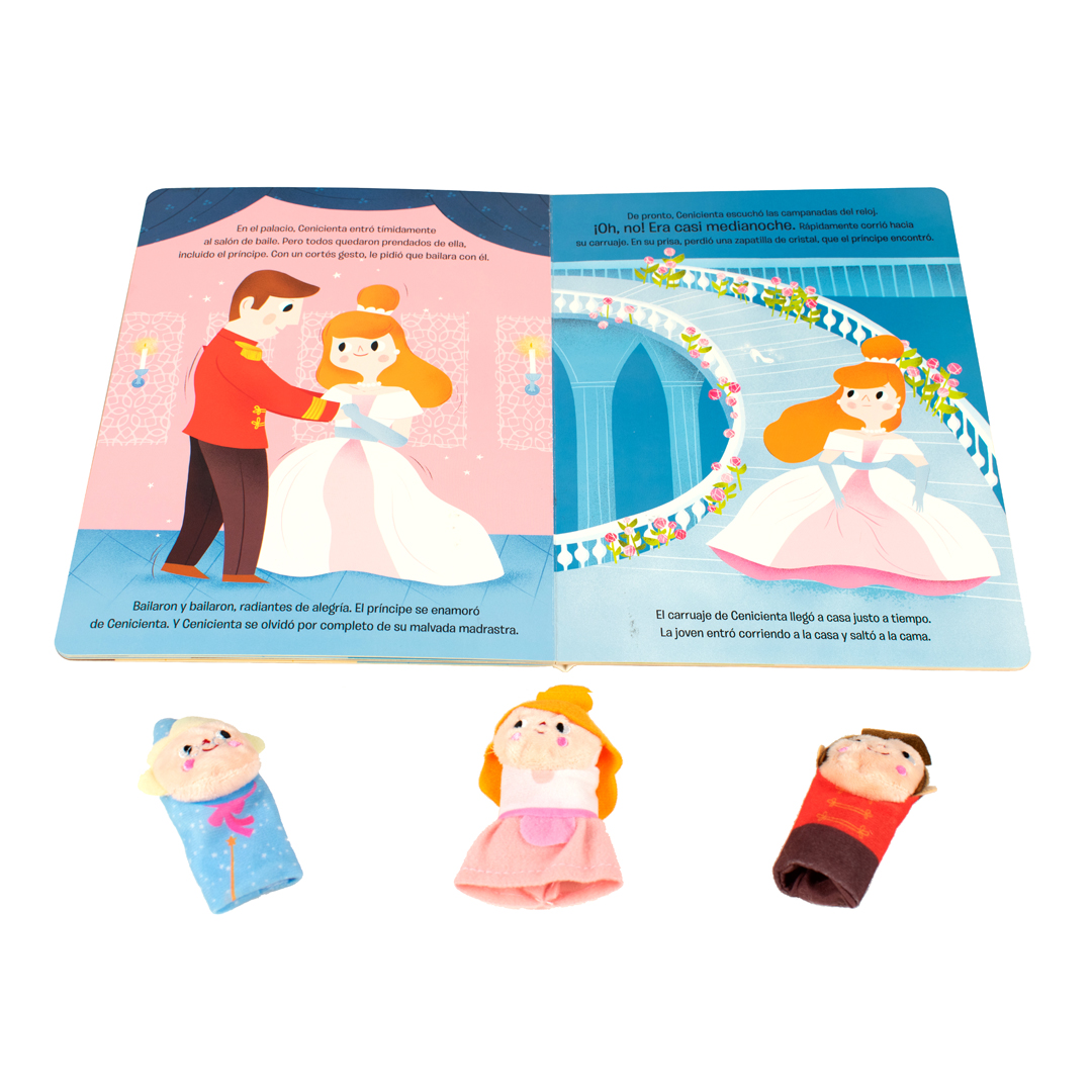 Libro infantil Un cuento con titeres cenicienta - 9789464549607-1