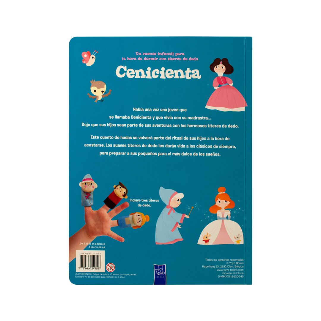 Libro infantil Un cuento con titeres cenicienta - 9789464549607-3