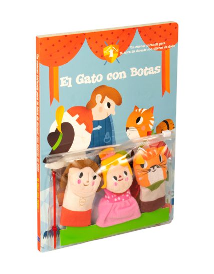 Libro infantil Un cuento con titeres el gato con botas - 9789464549614
