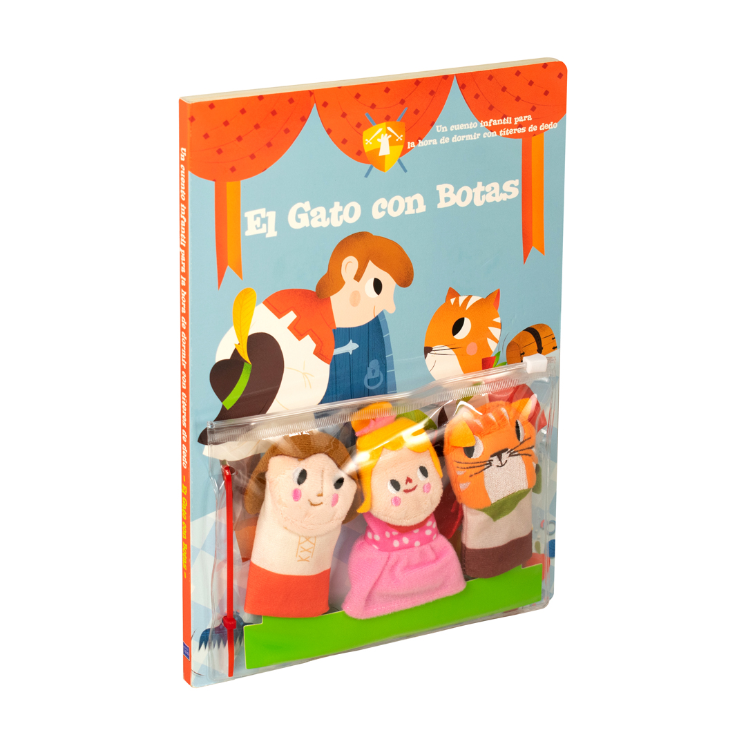 Libro infantil Un cuento con titeres el gato con botas - 9789464549614