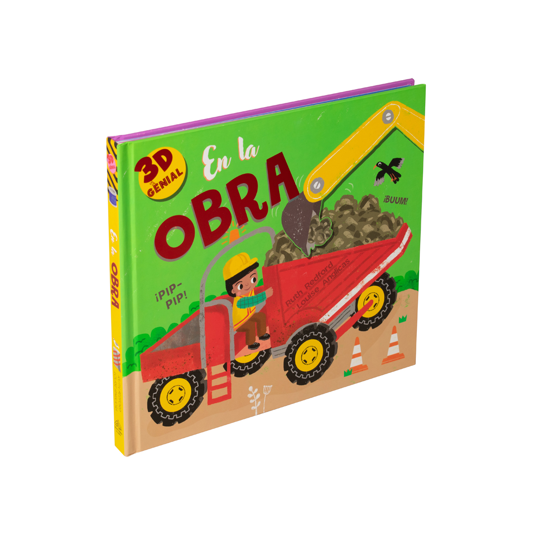 Libro infantil en 3D Genial en la obra - 9786075329437